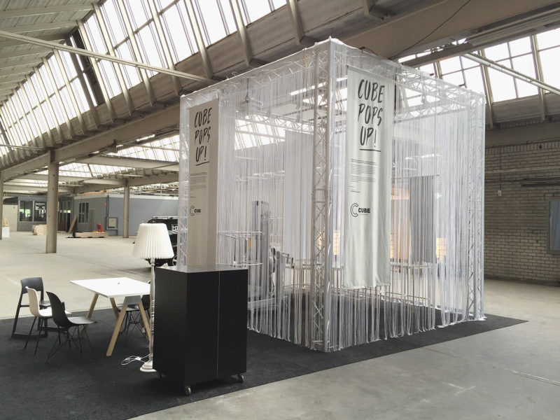 Beursstand “the Cube”, op DesignDay